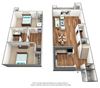 2 Bedroom 1.5 Bathroom Floor Plan at Glen at North Creek, Everett